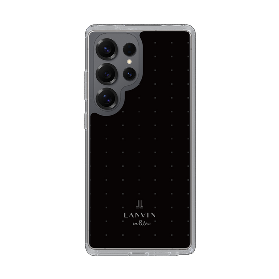 スリムプロテクションケース［ LANVIN en Bleu Tiny dots Black - ランバン ドット ブラック ］