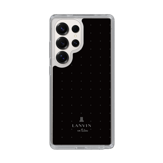 スリムプロテクションケース［ LANVIN en Bleu Tiny dots Black - ランバン ドット ブラック ］