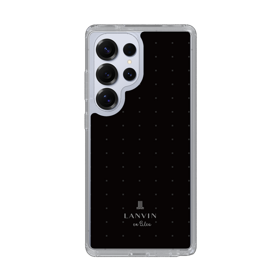 スリムプロテクションケース［ LANVIN en Bleu Tiny dots Black - ランバン ドット ブラック ］