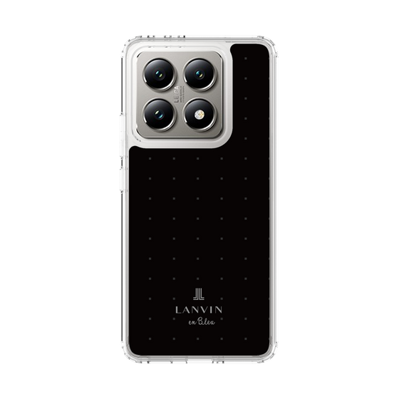 スリムプロテクションケース［ LANVIN en Bleu Tiny dots Black - ランバン ドット ブラック ］