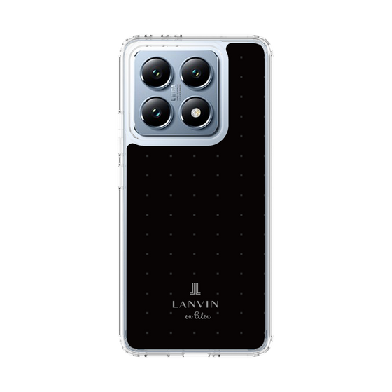 スリムプロテクションケース［ LANVIN en Bleu Tiny dots Black - ランバン ドット ブラック ］