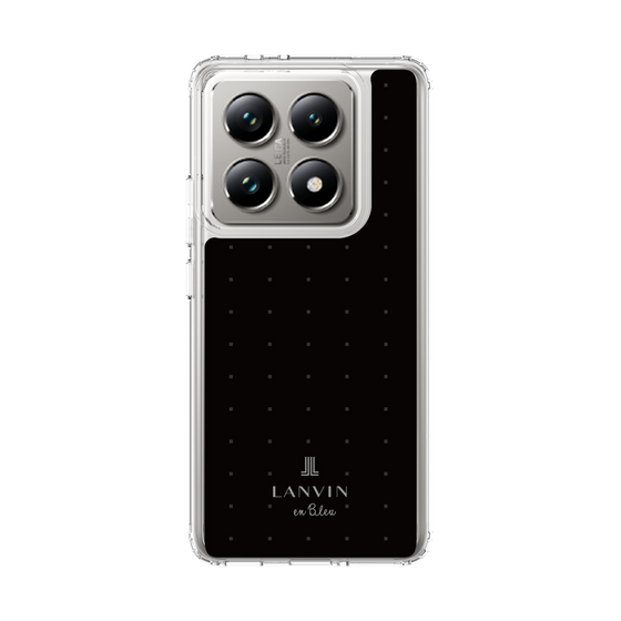 スリムプロテクションケース［ LANVIN en Bleu Tiny dots Black - ランバン ドット ブラック ］