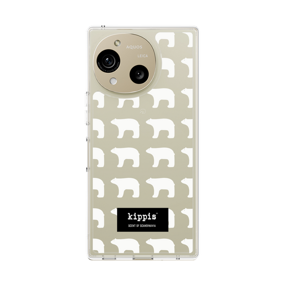 スリムプロテクションケース［ kippis® - Jaakarhu - シロクマ ］