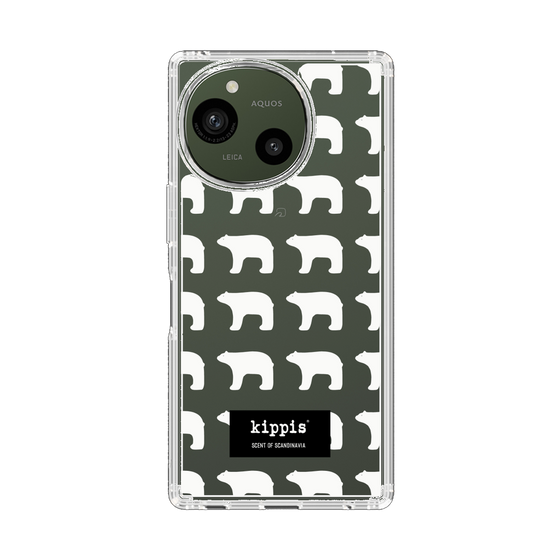 スリムプロテクションケース［ kippis® - Jaakarhu - シロクマ ］