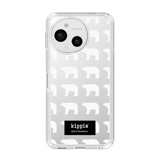 スリムプロテクションケース［ kippis® - Jaakarhu - シロクマ ］