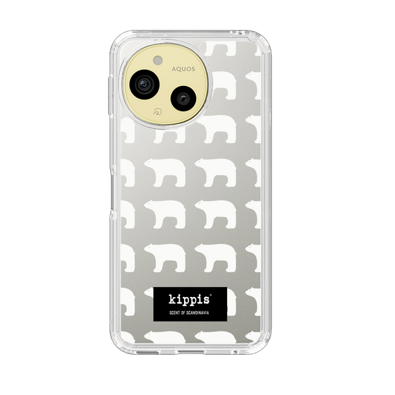 スリムプロテクションケース［ kippis® - Jaakarhu - シロクマ ］