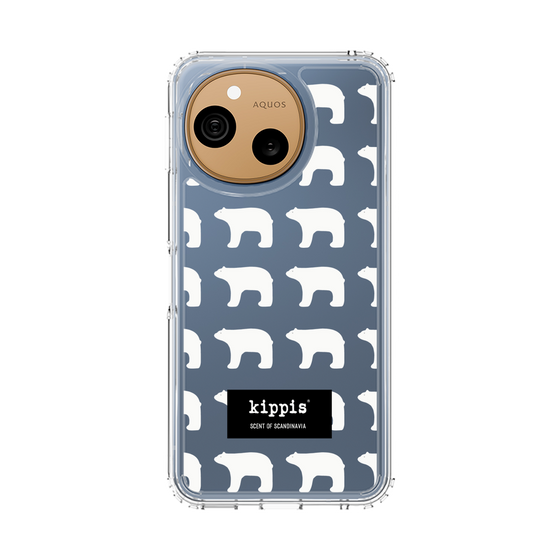 スリムプロテクションケース［ kippis® - Jaakarhu - シロクマ ］