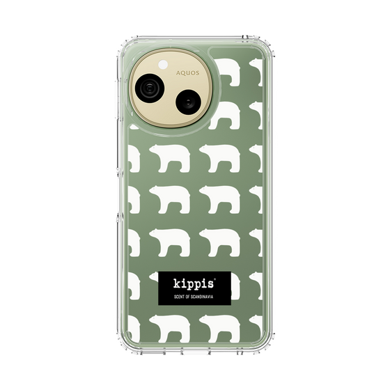 スリムプロテクションケース［ kippis® - Jaakarhu - シロクマ ］