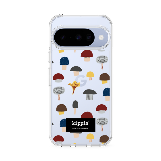 スリムプロテクションケース［ kippis® - Sienet - キノコ ］