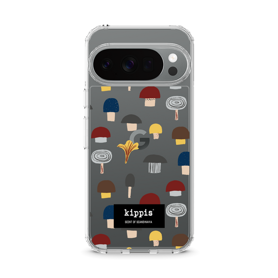 スリムプロテクションケース［ kippis® - Sienet - キノコ ］