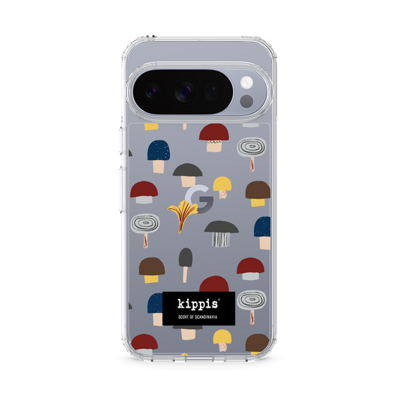 スリムプロテクションケース［ kippis® - Sienet - キノコ ］