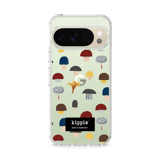 スリムプロテクションケース［ kippis® - Sienet - キノコ ］