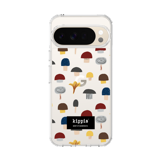 スリムプロテクションケース［ kippis® - Sienet - キノコ ］