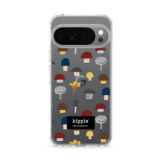 スリムプロテクションケース［ kippis® - Sienet - キノコ ］