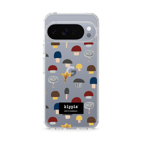スリムプロテクションケース［ kippis® - Sienet - キノコ ］