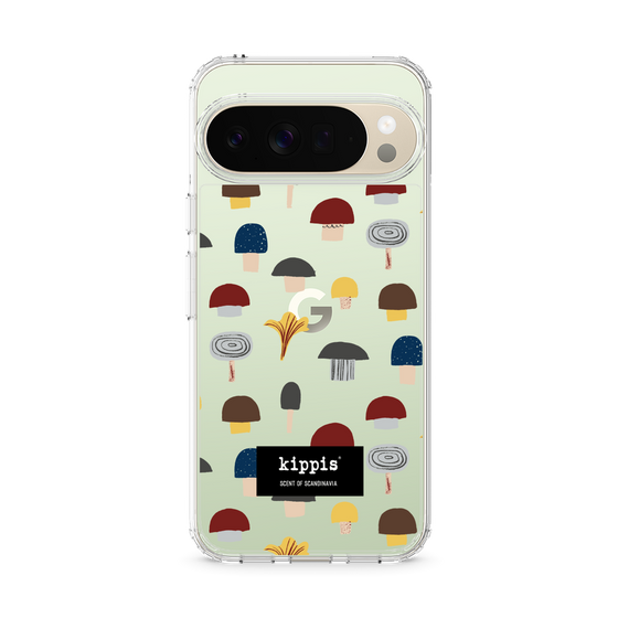 スリムプロテクションケース［ kippis® - Sienet - キノコ ］