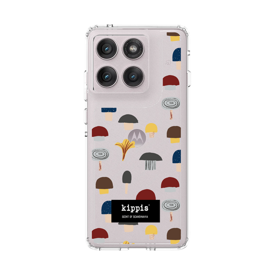 スリムプロテクションケース［ kippis® - Sienet - キノコ ］