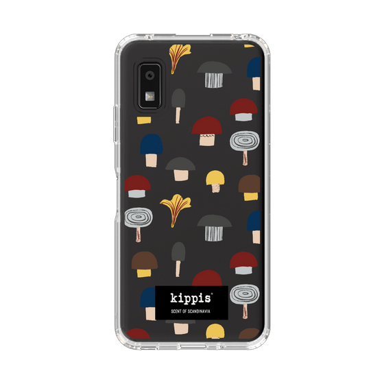 スリムプロテクションケース［ kippis® - Sienet - キノコ ］