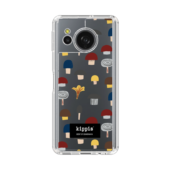 スリムプロテクションケース［ kippis® - Sienet - キノコ ］