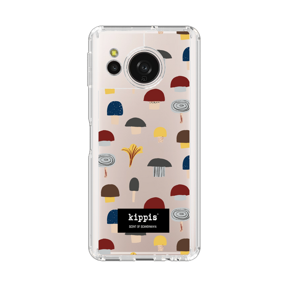 スリムプロテクションケース［ kippis® - Sienet - キノコ ］