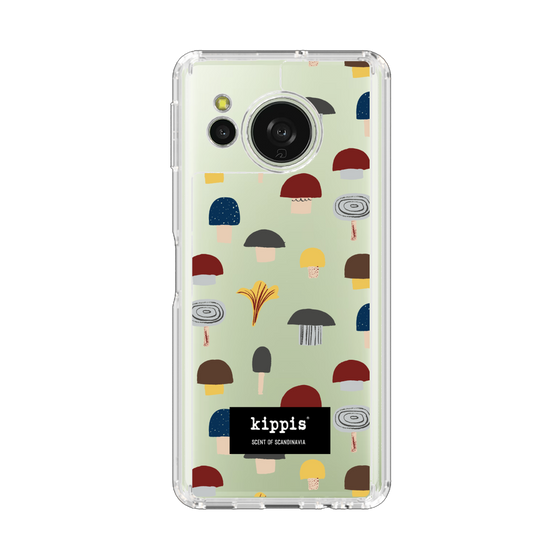 スリムプロテクションケース［ kippis® - Sienet - キノコ ］
