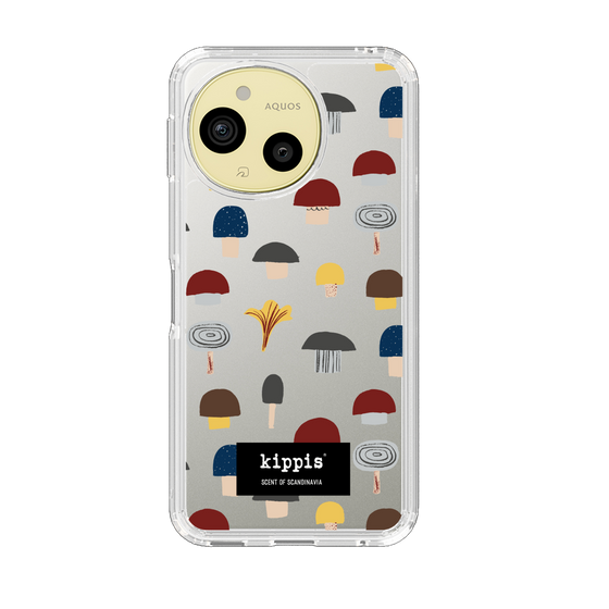 スリムプロテクションケース［ kippis® - Sienet - キノコ ］