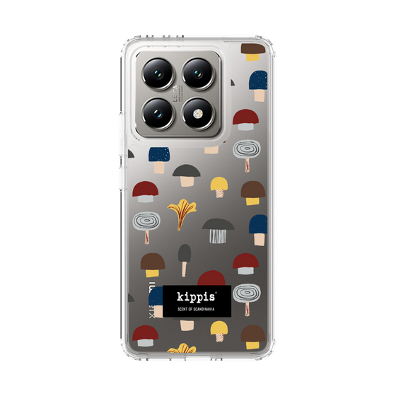 スリムプロテクションケース［ kippis® - Sienet - キノコ ］