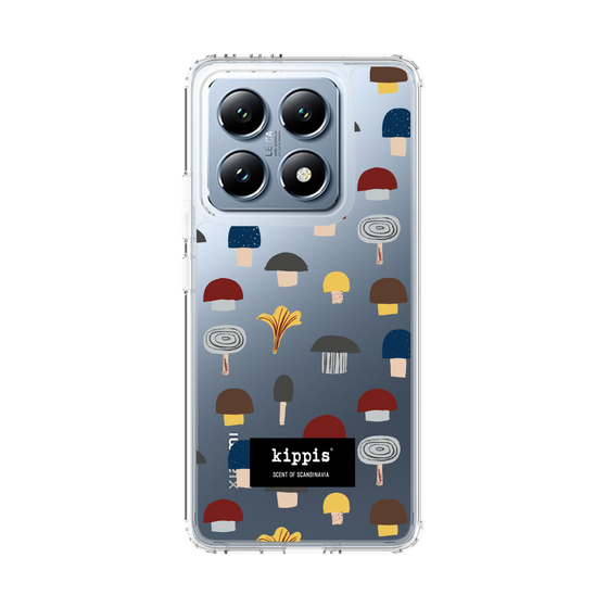 スリムプロテクションケース［ kippis® - Sienet - キノコ ］