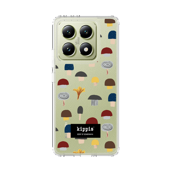 スリムプロテクションケース［ kippis® - Sienet - キノコ ］