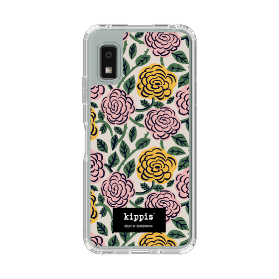 スリムプロテクションケース［ kippis® - Ruusu - バラ ］