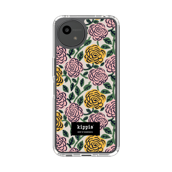 スリムプロテクションケース［ kippis® - Ruusu - バラ ］
