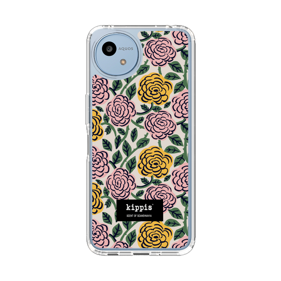 スリムプロテクションケース［ kippis® - Ruusu - バラ ］