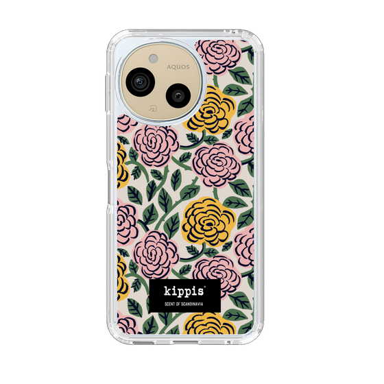 スリムプロテクションケース［ kippis® - Ruusu - バラ ］