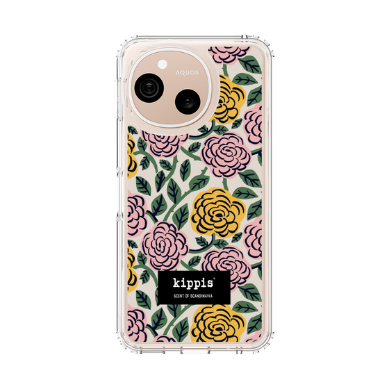 スリムプロテクションケース［ kippis® - Ruusu - バラ ］