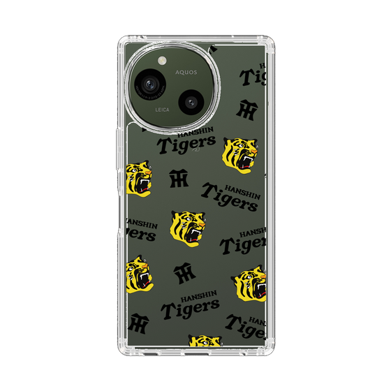 スリムプロテクションケース［ 阪神タイガース - ロゴパターン - Yellow ］