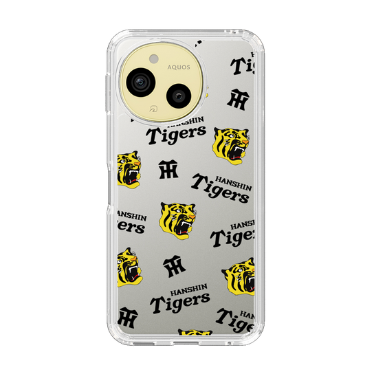 スリムプロテクションケース［ 阪神タイガース - ロゴパターン - Yellow ］