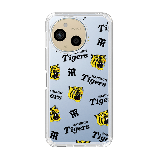 スリムプロテクションケース［ 阪神タイガース - ロゴパターン - Yellow ］