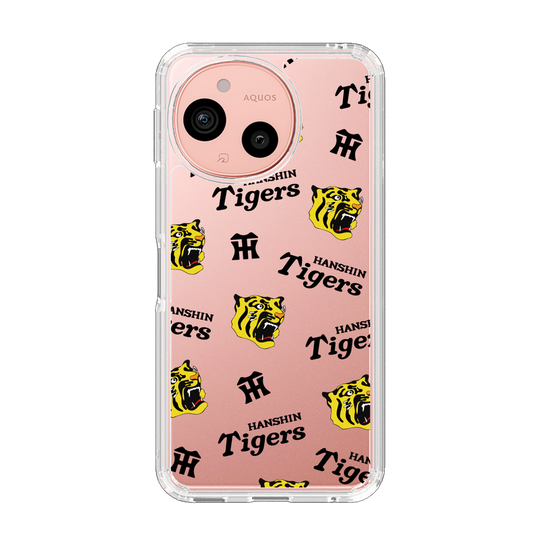 スリムプロテクションケース［ 阪神タイガース - ロゴパターン - Yellow ］