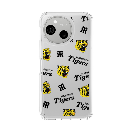 スリムプロテクションケース［ 阪神タイガース - ロゴパターン - Yellow ］