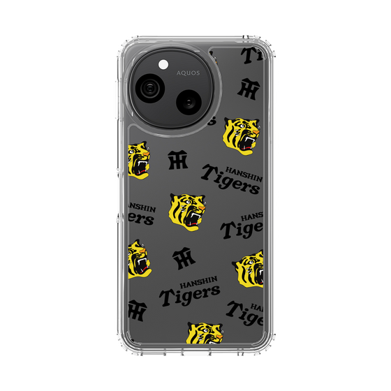 スリムプロテクションケース［ 阪神タイガース - ロゴパターン - Yellow ］