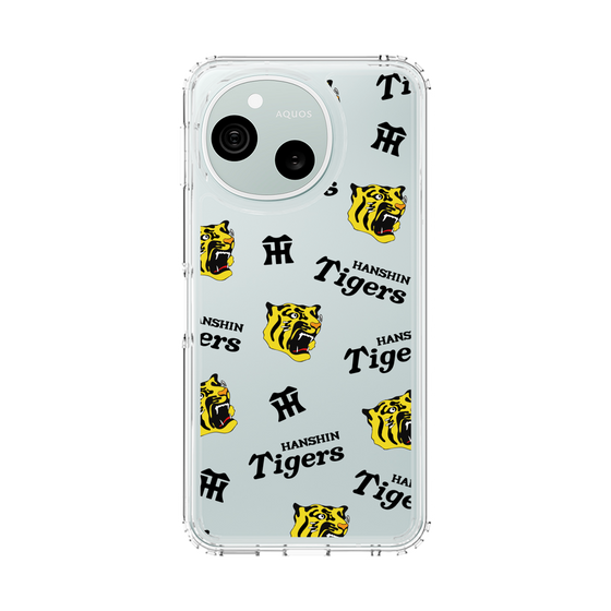 スリムプロテクションケース［ 阪神タイガース - ロゴパターン - Yellow ］