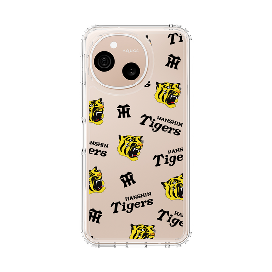 スリムプロテクションケース［ 阪神タイガース - ロゴパターン - Yellow ］