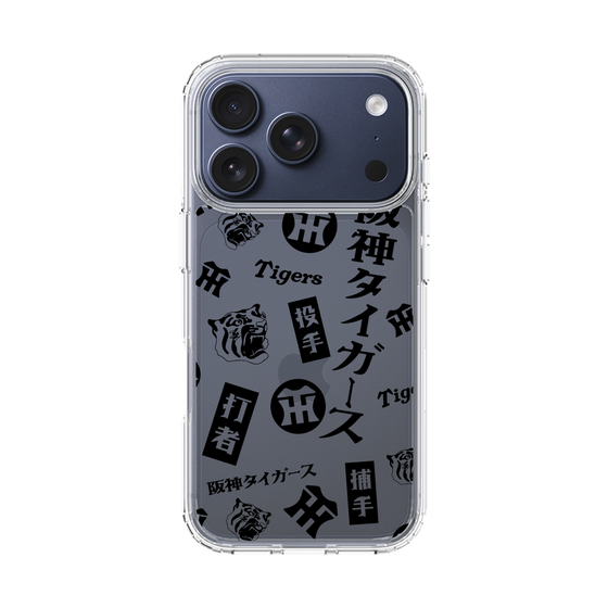 スリムプロテクションケース［ 阪神タイガース - レトロ風デザインパターン ］
