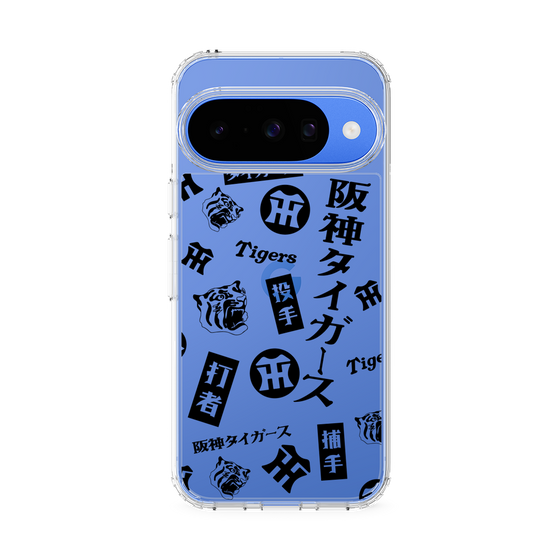 スリムプロテクションケース［ 阪神タイガース - レトロ風デザインパターン ］