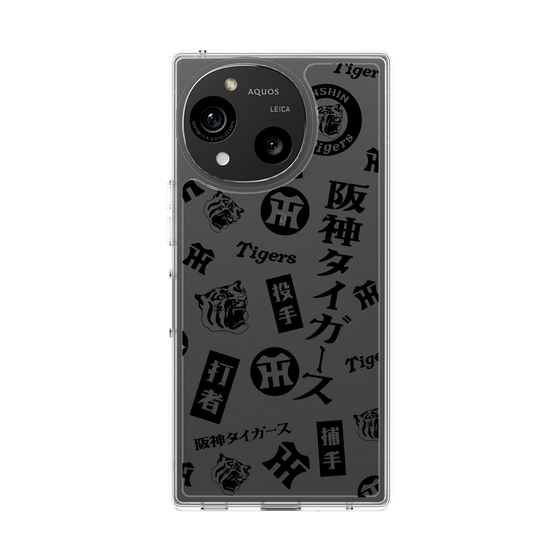 スリムプロテクションケース［ 阪神タイガース - レトロ風デザインパターン ］