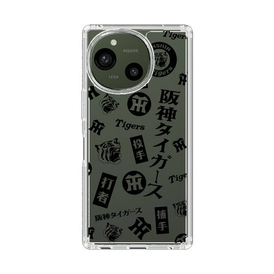 スリムプロテクションケース［ 阪神タイガース - レトロ風デザインパターン ］