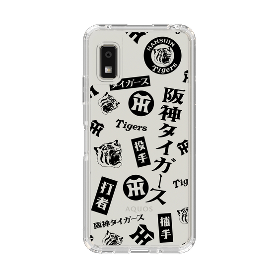 スリムプロテクションケース［ 阪神タイガース - レトロ風デザインパターン ］