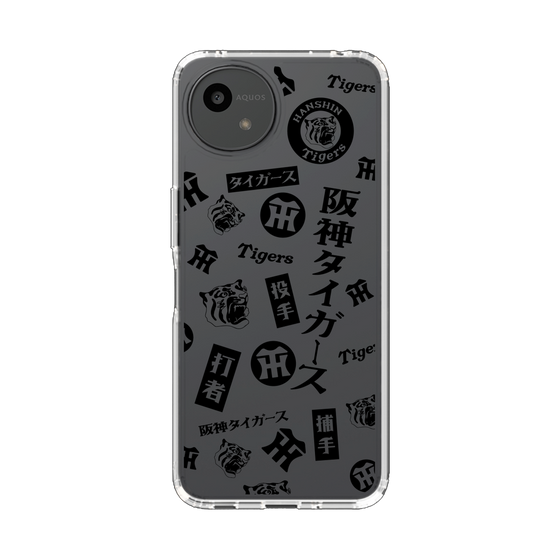 スリムプロテクションケース［ 阪神タイガース - レトロ風デザインパターン ］