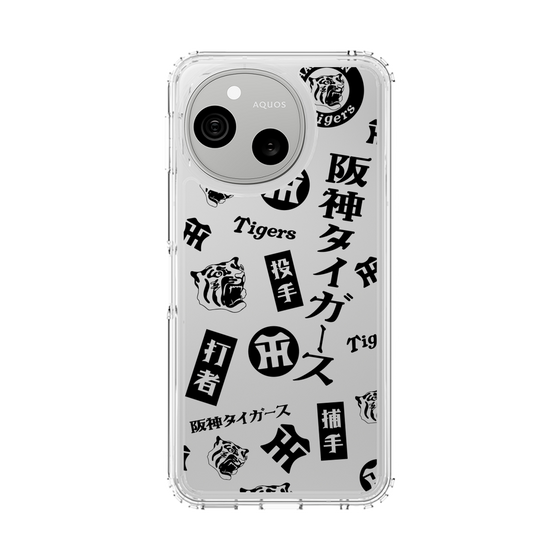 スリムプロテクションケース［ 阪神タイガース - レトロ風デザインパターン ］