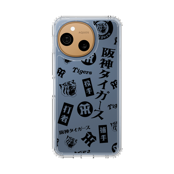 スリムプロテクションケース［ 阪神タイガース - レトロ風デザインパターン ］